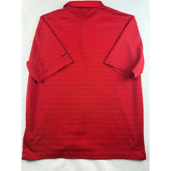 Nike Golf Dri-FIT Polo Short Sleeve Shirt‎ Striped Athletic Training XL - Picture 8 of 9
